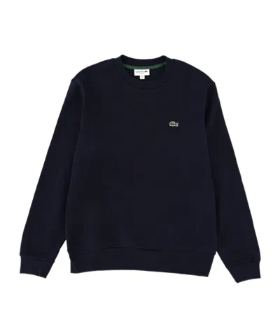 Lacoste Logo-embroidered Crewneck Sweatshirt In Multi