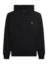 Lacoste Hoodie Jersey Long Sleeve Tee Shirt With Kangaroo Pocket
