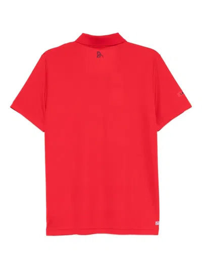 Lacoste Logo-embroidered Polo Shirt In Red
