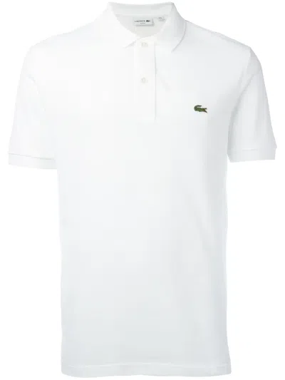 LACOSTE LOGO-EMBROIDERED POLO SHIRT,MACHINEWASH