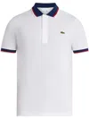LACOSTE LOGO-EMBROIDERED POLO SHIRT
