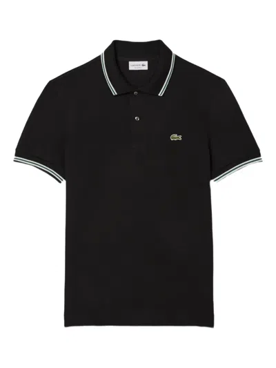 LACOSTE LOGO-EMBROIDERED POLO SHIRT