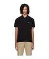 Lacoste Classic Fit Original L.12.12 Polo Clothing In Black