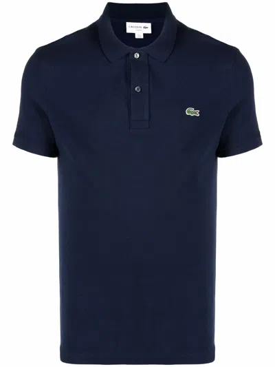 Lacoste Slim Fit Core Polo In Navy