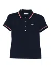 Lacoste Logo-embroidered Polo Shirt In Blue