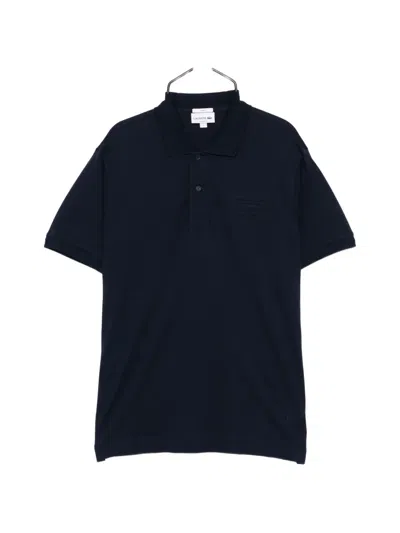 Lacoste Logo-embroidered Polo Shirt In Blue