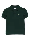 Lacoste Logo-embroidered Polo Shirt In Green