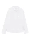 Lacoste Logo-embroidered Shirt In White