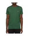 Lacoste Green Embroidered Logo T-shirt In Green