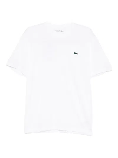 LACOSTE LOGO-EMBROIDERED T-SHIRT