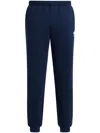 Lacoste Logo-embroidered Track Pants In Blau