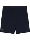 LACOSTE LOGO-EMBROIDERED TRACK SHORTS