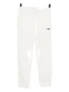Lacoste Logo-embroidered Track Trousers In White
