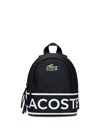 Lacoste Logo-graphic Backpack In Black