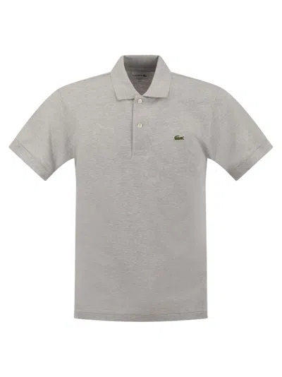 Lacoste Logo In Grey