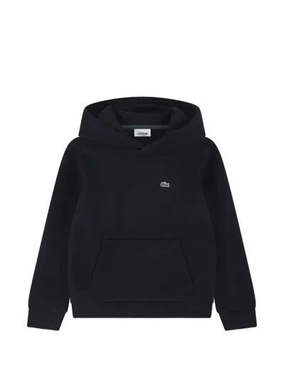 Lacoste Kids' Logo Hooded Sweatshirt In Animal Print