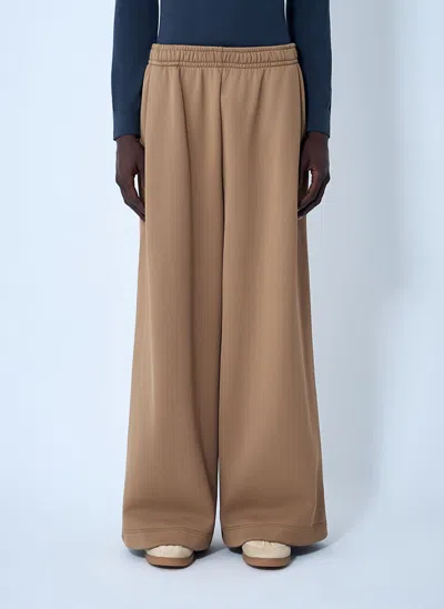 Lacoste Logo Motif Track Pants In Brown