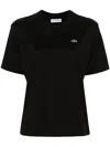 Lacoste T-shirt With Logo In Black