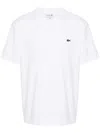 Lacoste Basic Crew Neck Sport Tee In White