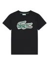 Lacoste T-shirt  Kids Color Black In Black