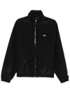 Lacoste Logo-patch Cropped Jacket In Black