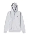 Lacoste Fleece Hoodie With Drawstring And Pocket In White