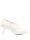 Lacoste Runway Sneaker Heels In White