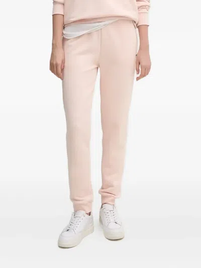 Lacoste Logo-patch Joggers In Pink