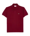 Lacoste 'l.12.12 Original' Polo Shirt In Burgundy