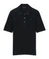 Lacoste Logo Patch Polo Shirt In Black