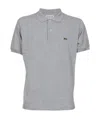 Lacoste Slim Fit Core Polo In Gray