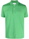 Lacoste Logo-patch Short-sleeve Polo Shirt In Grün