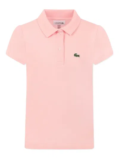 LACOSTE LOGO-PATCH POLO SHIRT