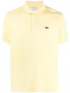 Lacoste Mens Classic Fit Polo Shirt In Yellow