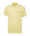 Lacoste Mens Classic Fit Polo Shirt In Yellow