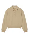 Lacoste Logo-patch Polo Top In Neutral