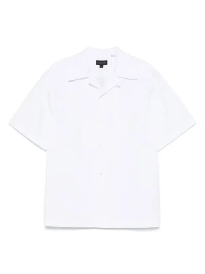 Lacoste Logo-patch Shirt In White