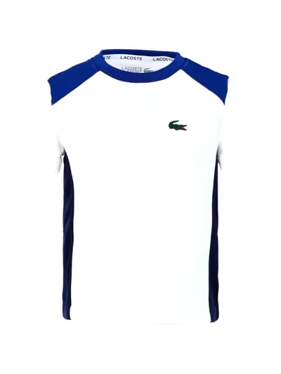 Lacoste Kids' Logo-patch Short-sleeve T-shirt In White