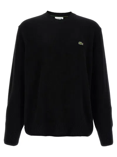 LACOSTE LACOSTE LOGO PATCH SWEATER