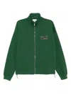 Lacoste Logo-patch Sweatshirt In Green