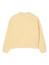 Lacoste Logo-patch Sweatshirt In Gold