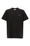 Lacoste Croc Crew-neck T-shirt Regular Fit In Black
