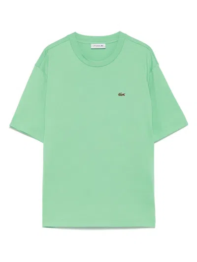 Lacoste Logo-patch T-shirt In Grün