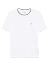 Lacoste Logo-patch T-shirt In White