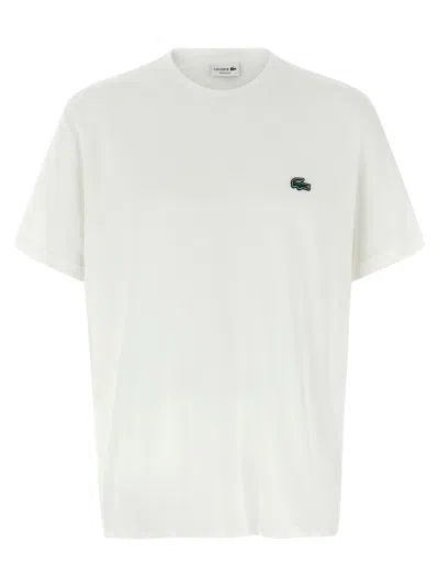 Lacoste Logo Patch T-shirt In White