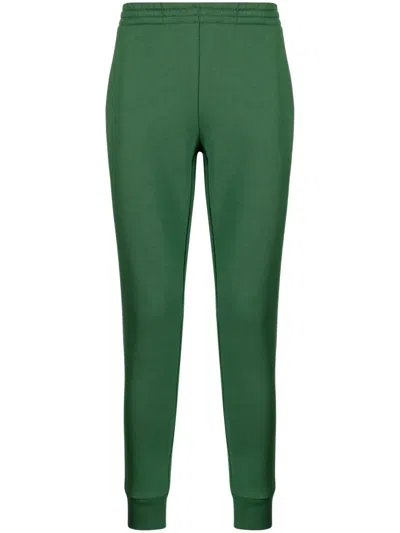 Lacoste Logo-patch Track Pants In Green