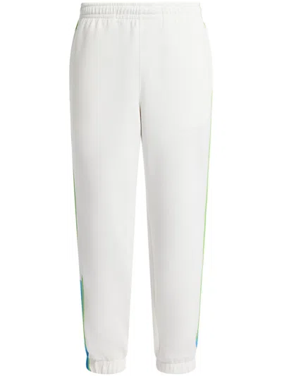 LACOSTE LOGO-PATCH TRACK PANTS