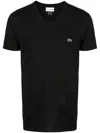 Lacoste Men's Regular Fit Small Logo T-shir In Black