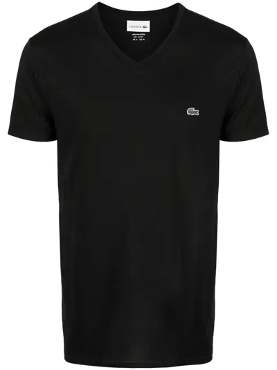 Lacoste Men's Regular Fit Small Logo T-shir In Black