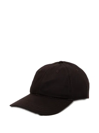 Lacoste Logo-patched Cap In Black